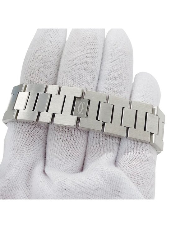 Cartier Watch Boys Pasha C Date Automatic Winding at Stainless Steel Silver